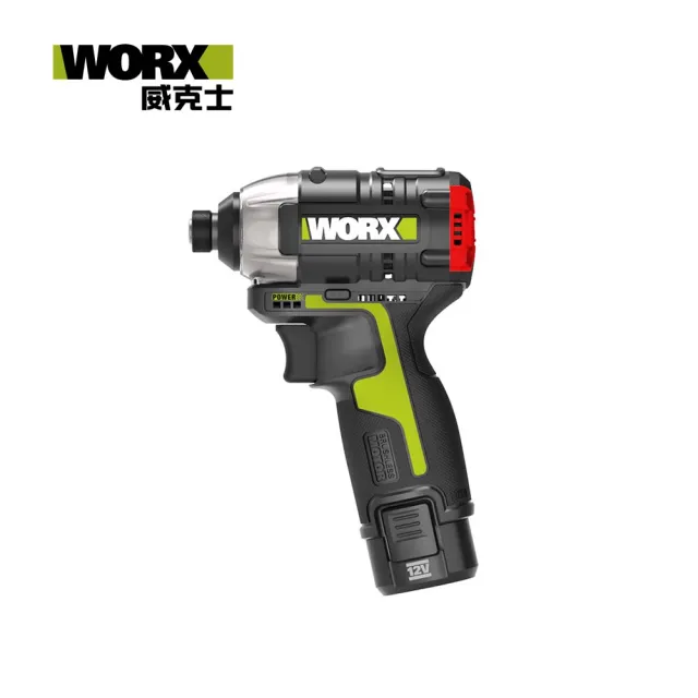 【WORX 威克士】12V 無刷鋰電衝擊起子(WU132.1)+25件套裝組(WA1626)