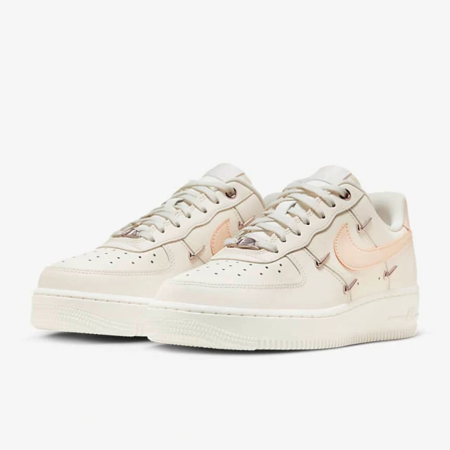 NIKE 耐吉 休閒鞋 女鞋 運動鞋 AF1 WMNS AIR FORCE 1 07 LX 白粉 FV8110-181