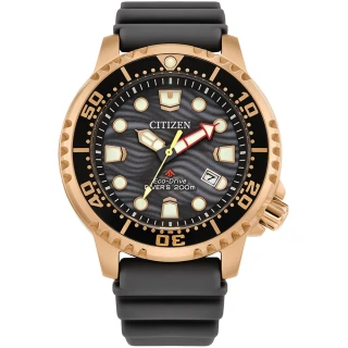 【CITIZEN 星辰】PROMASTER 限量光動能200米潛水錶-44mm(BN0163-00H)