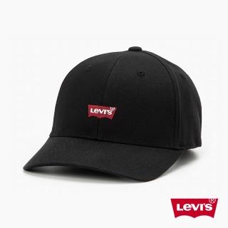 【LEVIS 官方旗艦】男女 可調式環釦丹寧棒球帽/精工刺繡Logo/FLEXFIT 110吸濕排汗 人氣新品 D7723-0002