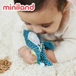 【西班牙Miniland】觸聽視感官方巾-小海獅(多重感官刺激/響紙設計/高度比度顏色/西班牙原裝進口)