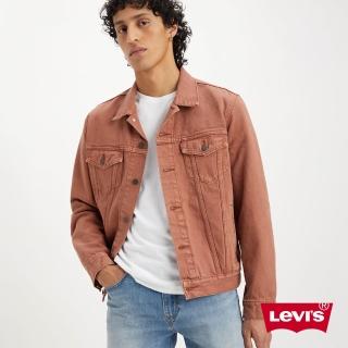 【LEVIS 官方旗艦】男款 Type3經典修身版牛仔外套 / 鐵蝕棕洗舊 熱賣單品 72334-0696