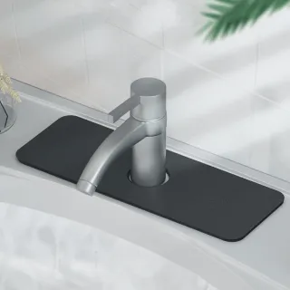 【E.dot】2入組 軟式硅藻土洗手台吸水墊(水槽墊/水龍頭墊)