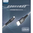 【Philips 飛利浦】USB to Type C 125cm 防彈絲充電線(DLC4572A)