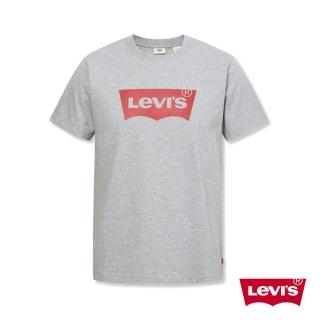 【LEVIS 官方旗艦】男款 重磅短袖T恤 / 修身版型 / 經典Logo / 210GSM厚棉 灰 上衣 人氣新品 A4391-0008
