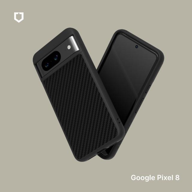 【RHINOSHIELD 犀牛盾】Google Pixel 8/8 Pro SolidSuit 碳纖維紋路防摔背蓋手機保護殼(獨家耐衝擊材料)