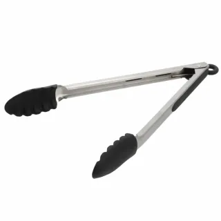 【NITORI 宜得利家居】矽膠廚具 矽膠料理用夾 L KT01(矽膠廚具 料理用夾 矽膠)
