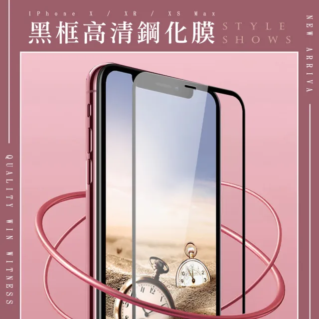 IPhone 14 保護貼 買一送一全覆蓋玻璃黑框鋼化膜(買一送一 IPhone 14 保護貼)