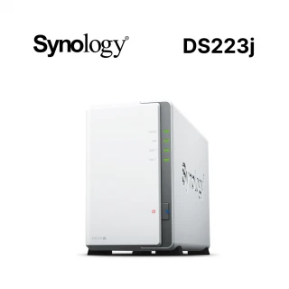 Synology 群暉科技Synology 群暉科技 搭希捷 4TB x2 ★ DS223j 2Bay NAS 網路儲存伺服器