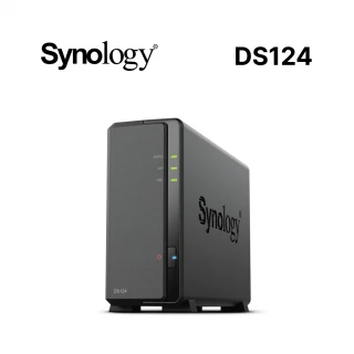 Synology 群暉科技 搭WD 4TB x1 ★ DS124 1Bay NAS 網路儲存伺服器