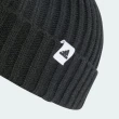 【adidas 愛迪達】帽子 毛帽 運動帽 FISHERMAN BEANI 黑 IB2656