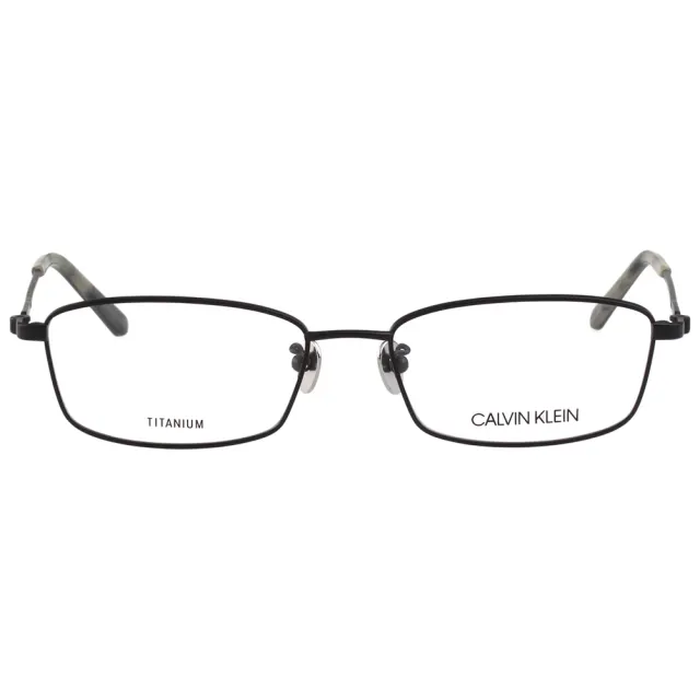 【Calvin Klein】純鈦 光學眼鏡(黑色)