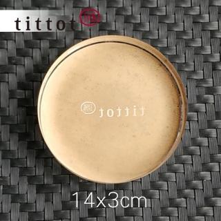 【tittot 琉園】壓克力底座 14x3cm小圓(送禮/琉璃/禮物/玻璃/水晶/藝術品/擺飾/禮贈/企業/)