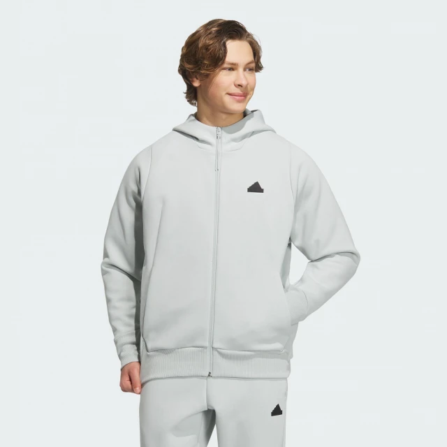 adidas 愛迪達 外套 男款 運動連帽外套 亞規 M Z.N.E FL JKT 灰白 IQ1378