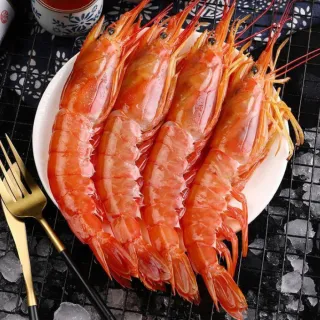 【一手鮮貨】生食刺身用阿根廷天使紅蝦(3盒組/規格L2/單盒約50隻)
