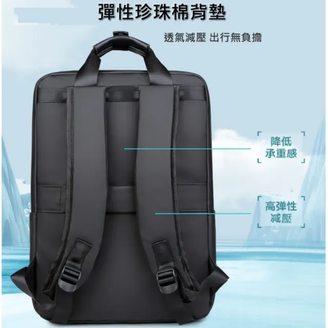 【NOOYA 野谷】雙11 時尚皮革後背包(電腦後背包 男後背包 筆電後背包 電腦背包 商務後背包 後背