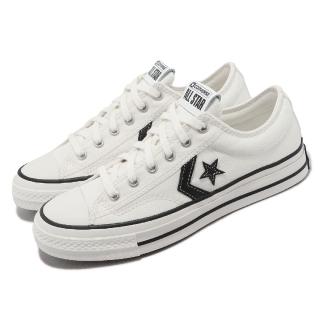 【CONVERSE】帆布鞋 Star Player 76 Low 男鞋 女鞋 白 黑 復古 經典 低筒 匡威(A01608C)