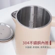 【Kolin 歌林】不鏽鋼雙層防燙快煮壺(KPK-LN180)
