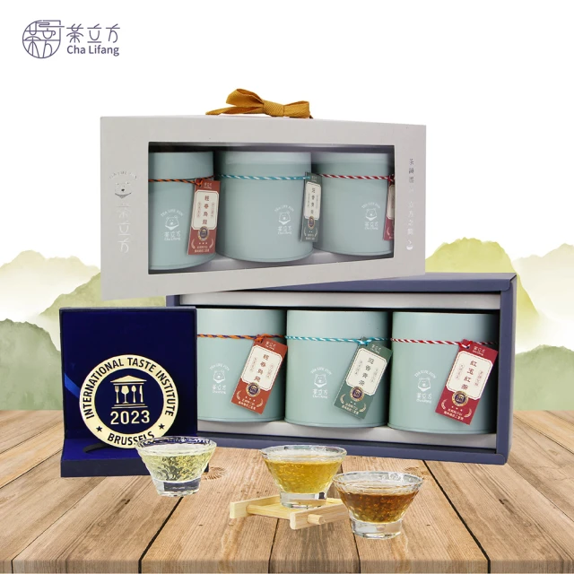 茶立方 台灣摘星茶韻禮盒(台灣輕春烏龍茶50g+台灣迎香青茶