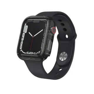 【CaseStudi】AppleWatch 9/8/7 45mm Prismart 錶殼_黑色石紋(相容44mm Apple Watch)