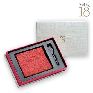 【Feeling18-埔里超人氣名店 18度C巧克力工房】法式草莓生巧克力-小顆30入/盒