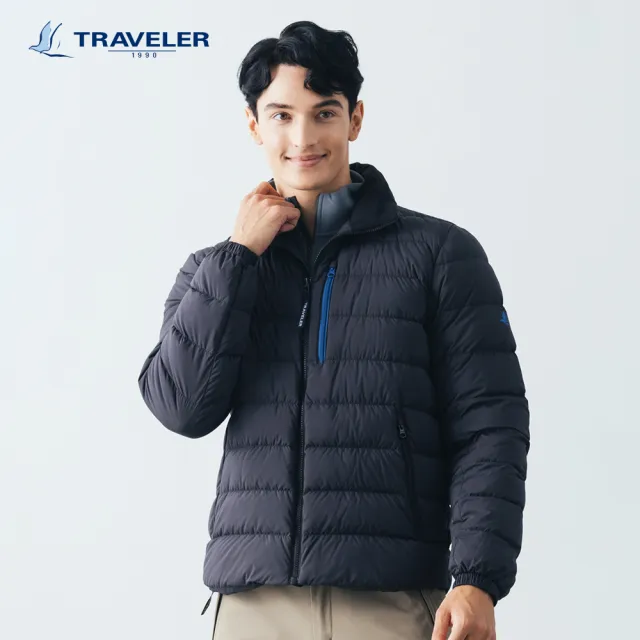 【TRAVELER 旅行者】男款輕量撥水羽絨外套_232TR901(輕量防撥水/羽絨外套)