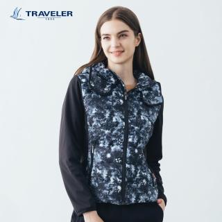 【TRAVELER 旅行者】女款防風撥水羽絨外套 232TR905(防撥水/羽絨外套)