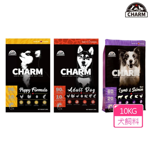 【CHARM 野性魅力】無穀犬飼料系列-10kgX1包(無穀/犬飼料/狗糧)