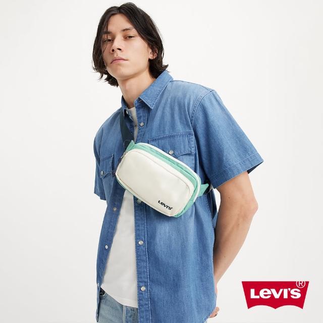 【LEVIS 官方旗艦】男女同款 斜背、側背小方包 / 精工刺繡Logo 熱賣單品 D7574-0005