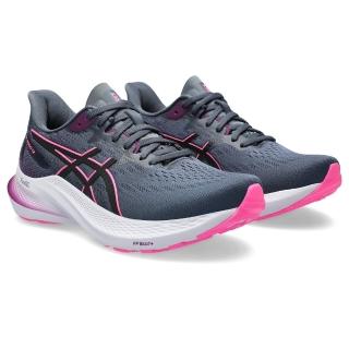 【asics 亞瑟士】慢跑鞋 女鞋 運動鞋 緩震 寬楦 GT-2000 12 D 灰白 1012B504-022