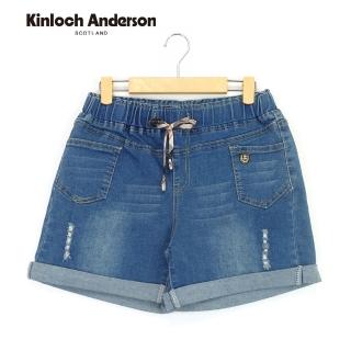 【Kinloch Anderson】俏麗牛仔反摺短褲 金安德森女裝(KA0862010)