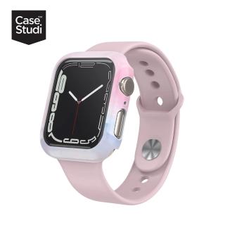 【CaseStudi】AppleWatch 9/8/7 45mm Prismart 錶殼 粉彩紋(相容44mm Apple Watch)