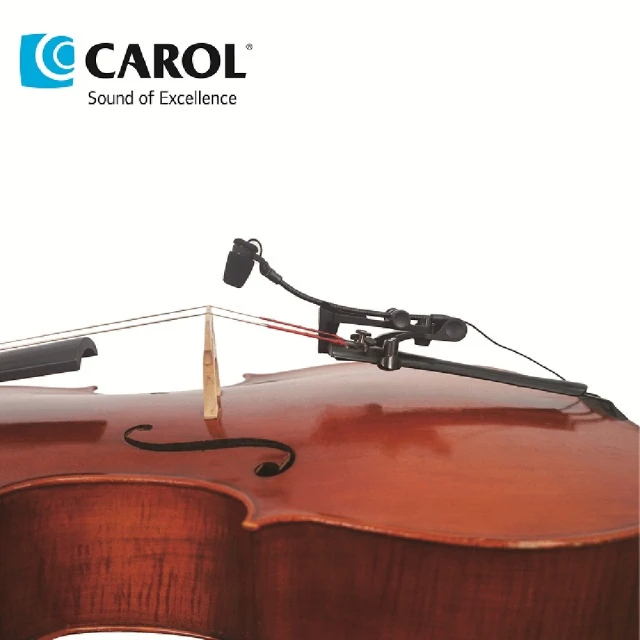 【CAROL 佳樂電子】GO-31 樂器專用麥克風 + GO-35 搭配支架使用 大提琴(樂器專用 清晰音質)