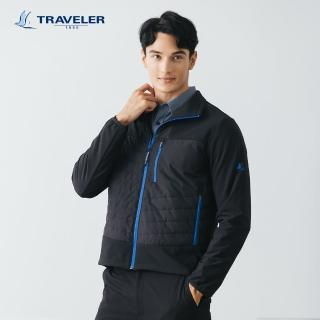 【TRAVELER 旅行者】男女款Windstopper防風撥水Primaloft鋪棉外套 232TR210.211(防風/保暖外套)