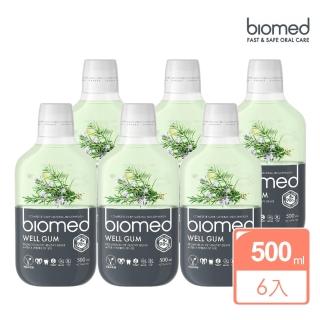 【BIOMED蓓齒美】北國草本護齦漱口水500mlx6入組(舒緩牙齦 草本漱口水 護齦漱口水 無酒精漱口水)