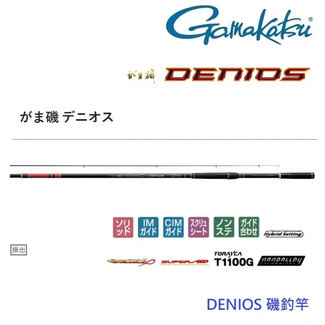 GAMAKATSU】DENIOS 1.0-53 磯釣竿(公司貨) - momo購物網- 好評推薦