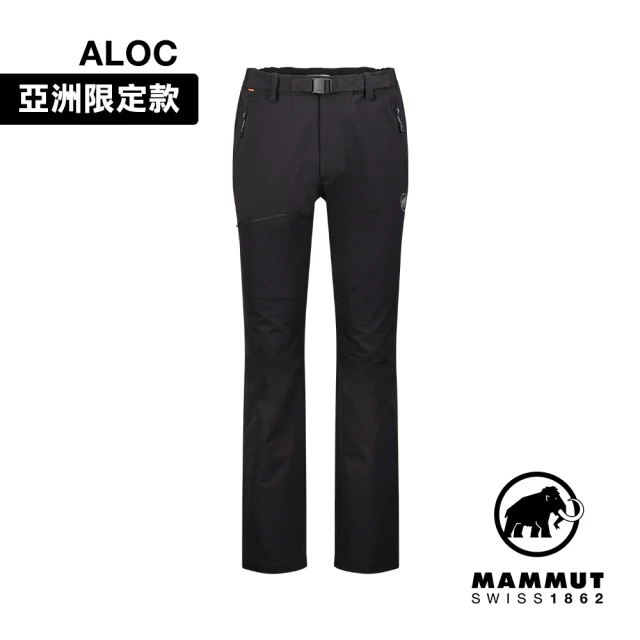 Mammut 長毛象 Yadkin 2.0 SO Pants AF Men 日系彈性防潑水登山長褲 黑色 男款 #1021-01230