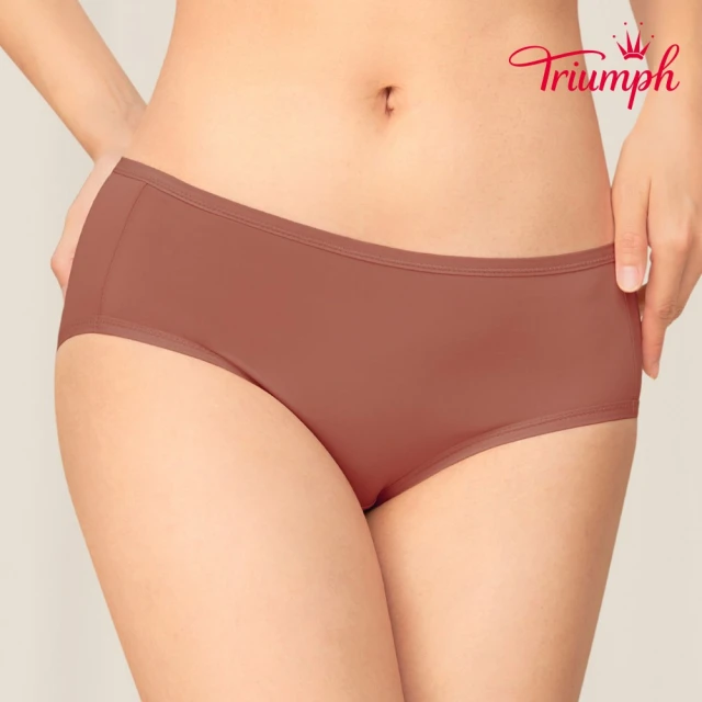 Triumph 黛安芬Triumph 黛安芬 Simply Everyday Basic 自在嚴選系列 中腰平口內褲 M-EL(咖啡)