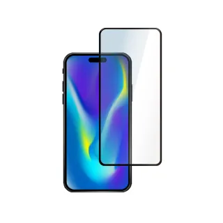 【General】iPhone 15 Pro Max 保護貼 i15 Pro Max 6.7吋 玻璃貼 全滿版抗藍光鋼化螢幕保護膜(極簡黑)