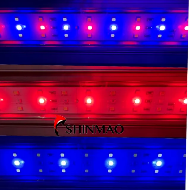 【SHINMAO 欣茂】一尺超薄觸控燈/6段燈色可調整LED燈具30cm型/T75(水草燈/增豔燈/龍魚燈/藍白燈台灣製)