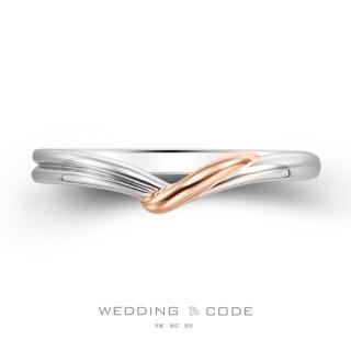 【WEDDING CODE】鉑金14K金 男戒4144雙色(限量 618限定 現貨 禮盒)