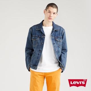 【LEVIS 官方旗艦】男款 牛仔外套 / Type3經典修身版型 / 精緻深藍洗舊 熱賣單品 72334-0573