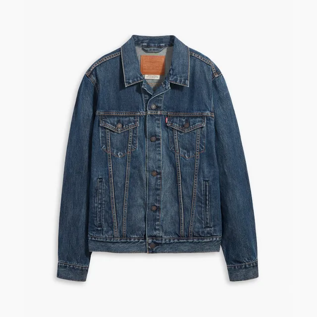 【LEVIS 官方旗艦】男款 牛仔外套 / Type3經典修身版型 / 精緻深藍洗舊 人氣新品 72334-0573