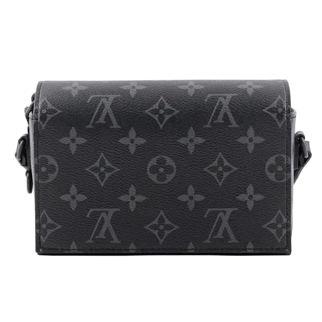 【Louis Vuitton 路易威登】Steamer 塗層帆布及牛皮皮夾式斜背包(M81783)