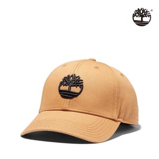【Timberland 官方旗艦】中性小麥色3D刺繡大樹Logo棒球帽(A1X2DP57)