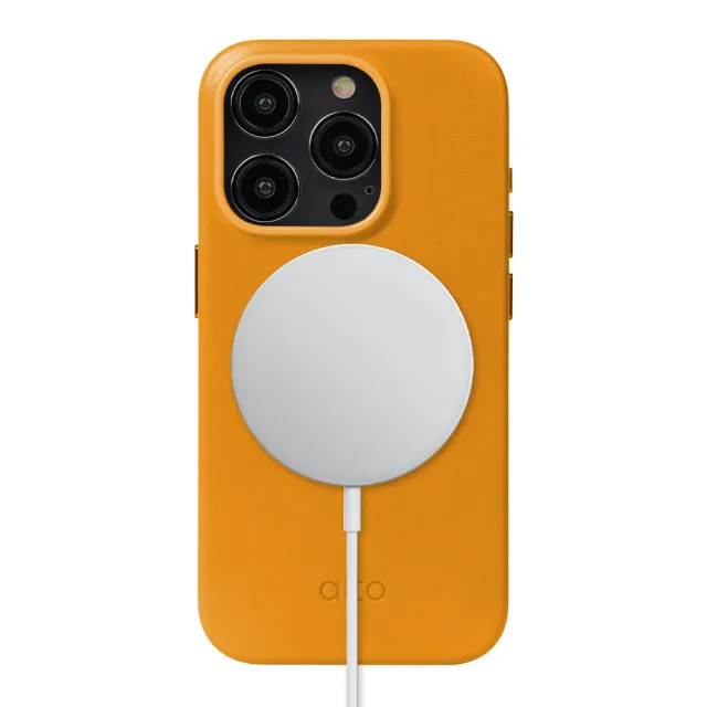 【Alto】iPhone 15 Pro 6.1吋 MagSafe 磁吸式皮革全包覆輕薄防摔手機殼(支援MagSafe 真皮 輕薄 防摔)