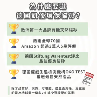 【CAT’S BEST 凱優】崩解木屑砂-藍標粗砂-10Lx2入(貓砂/木屑砂/環保砂/松木砂)