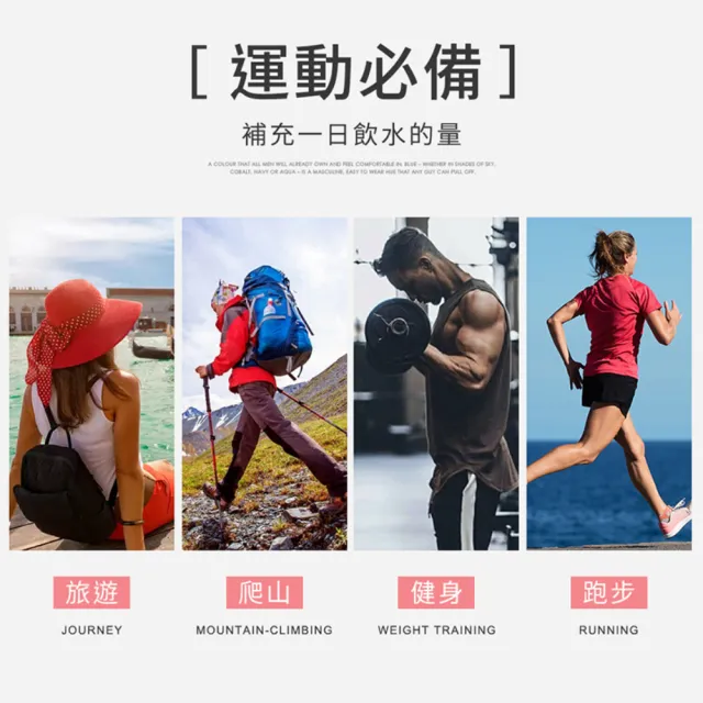 【指選好物】大容量運動水壺2000ml(兩入組 吸管水壺 健身水壺 塑膠水壺)