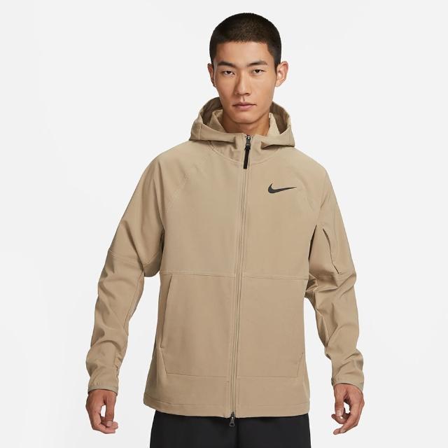 【NIKE 耐吉】外套 男款 運動連帽外套 AS M NP FLEX VENT MAX JKT WNTZ 卡其 DQ6594-247