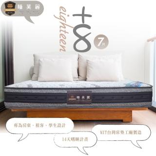 【睡芙麗】拾捌歲 6X7尺石墨烯獨立筒床墊(透氣、親膚、石墨烯、雙人特大)